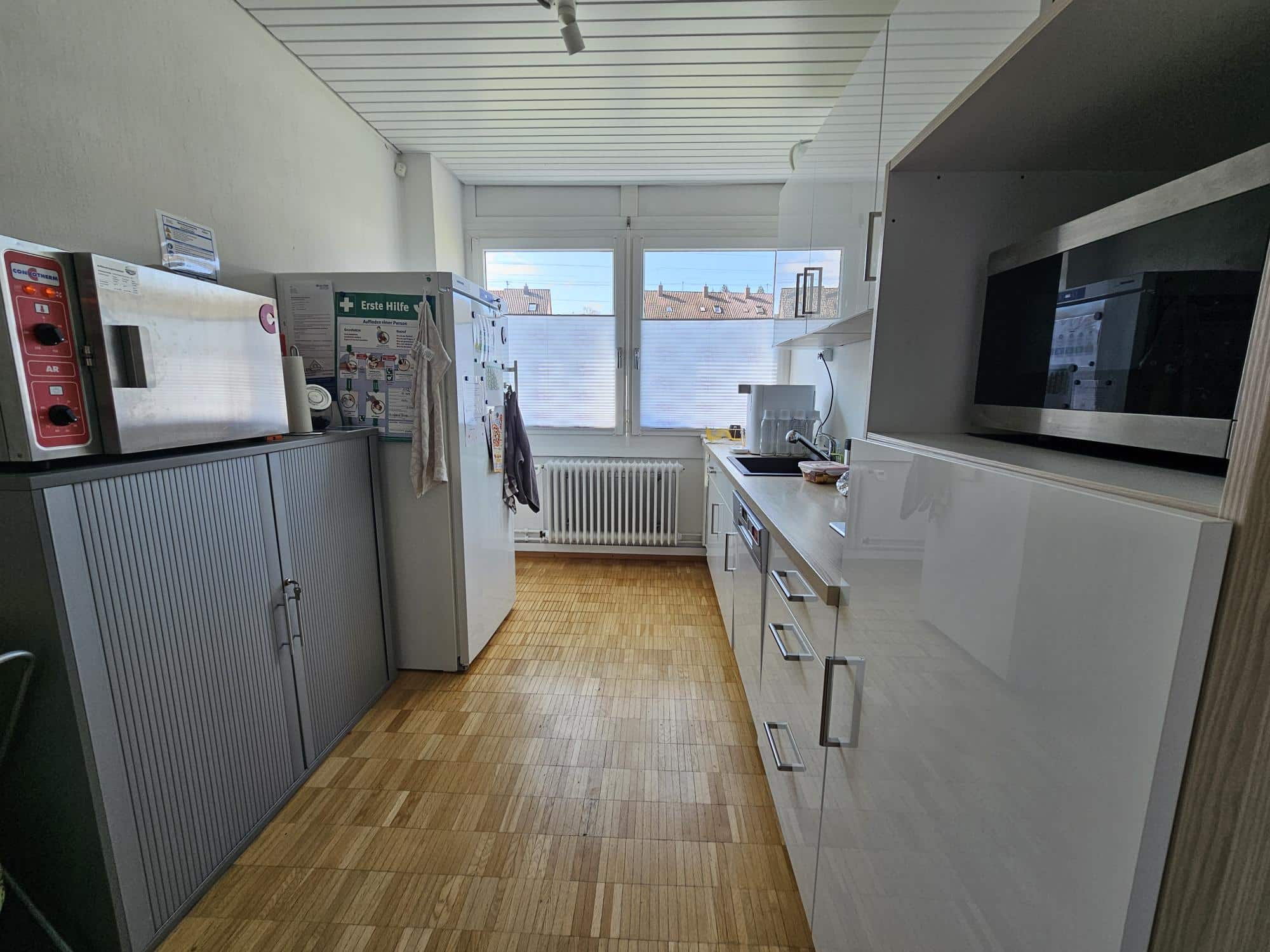Our staff kitchen — a place for breaks and conversation